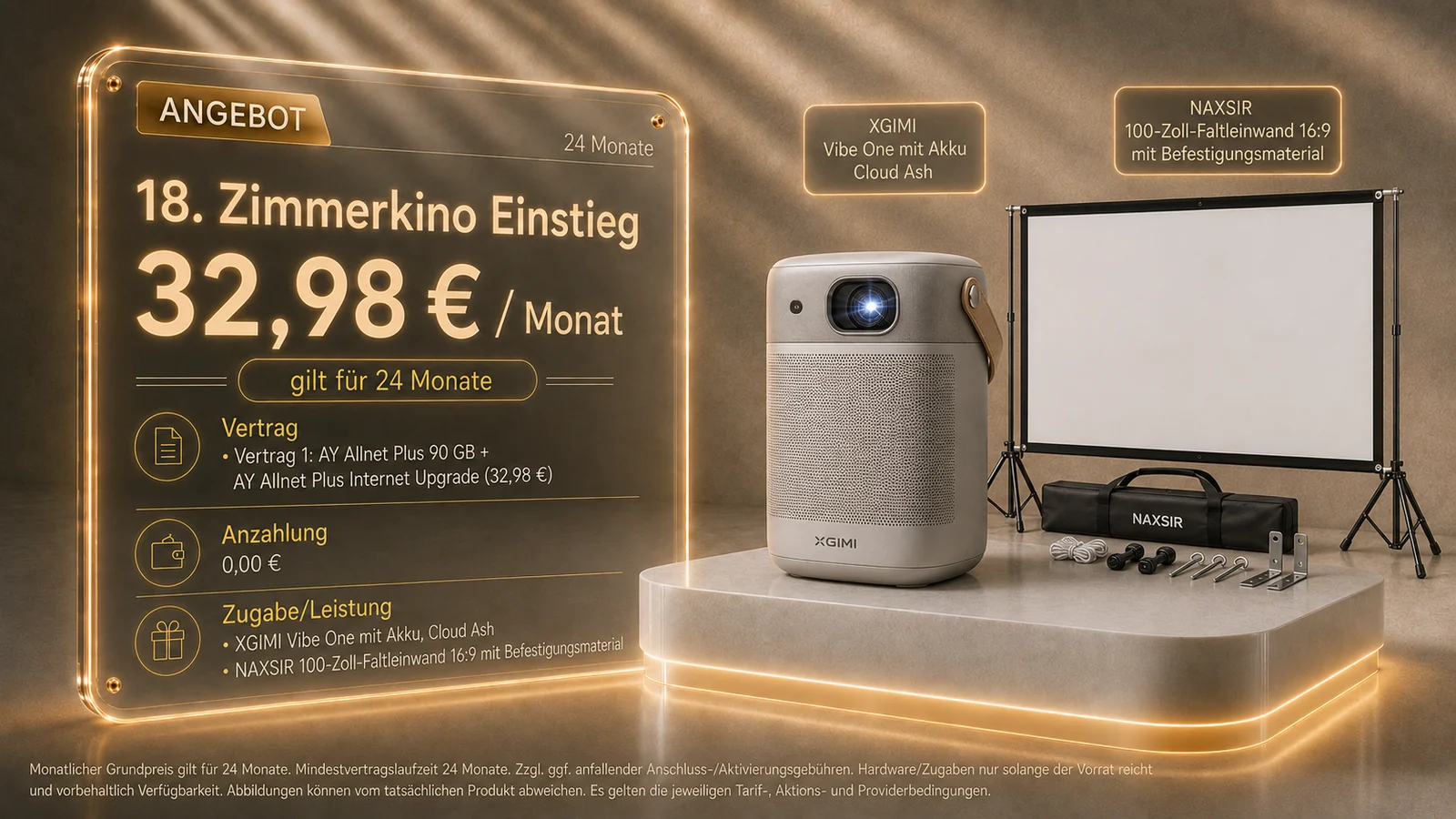 Zimmerkino Einstieg